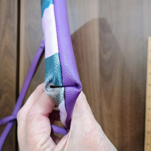 Trina Turk Purple Floral Crossbody Bag - Picture 6 of 9